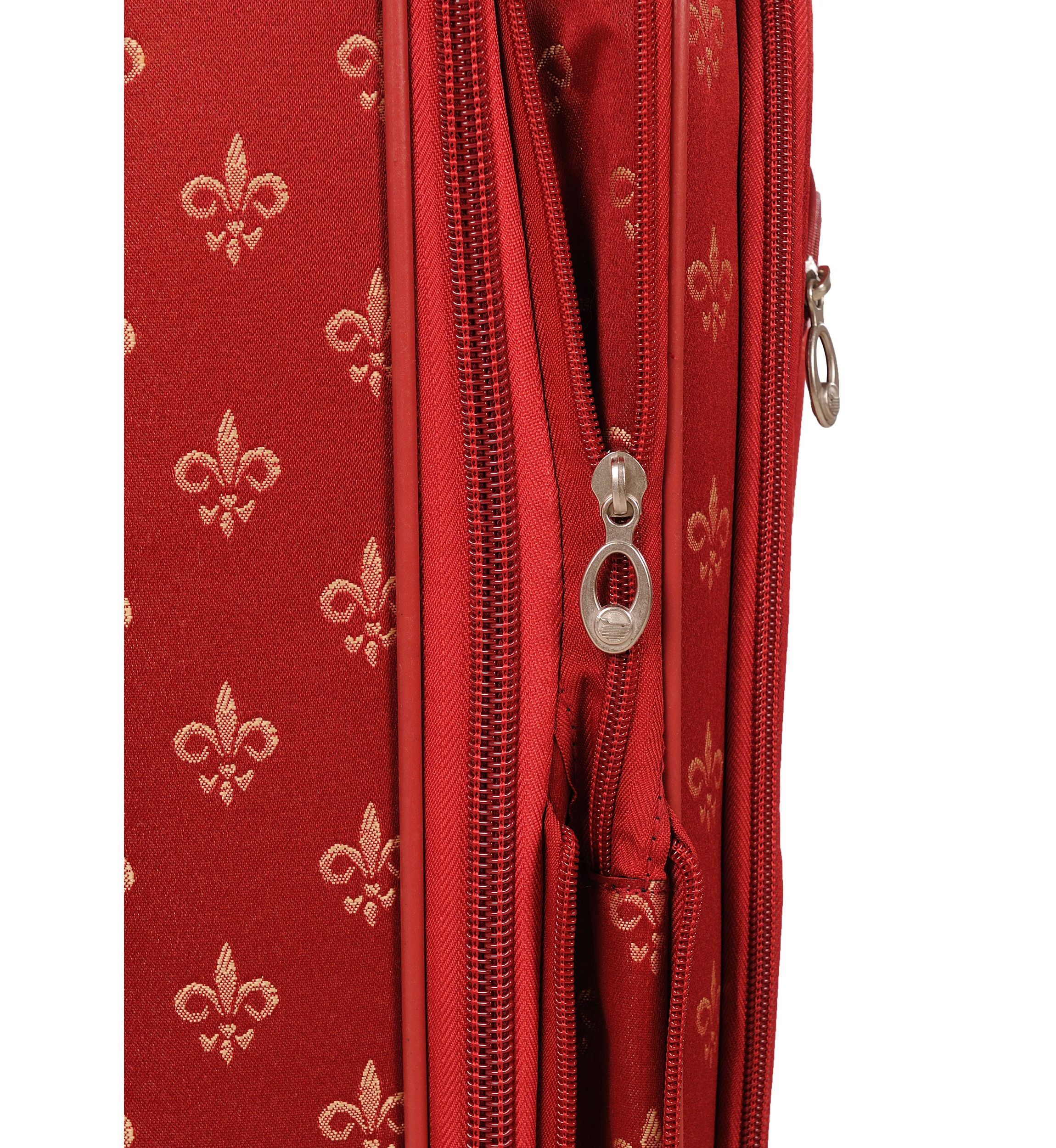 American Flyer Fleur de Lis 5-Piece Spinner Luggage Set