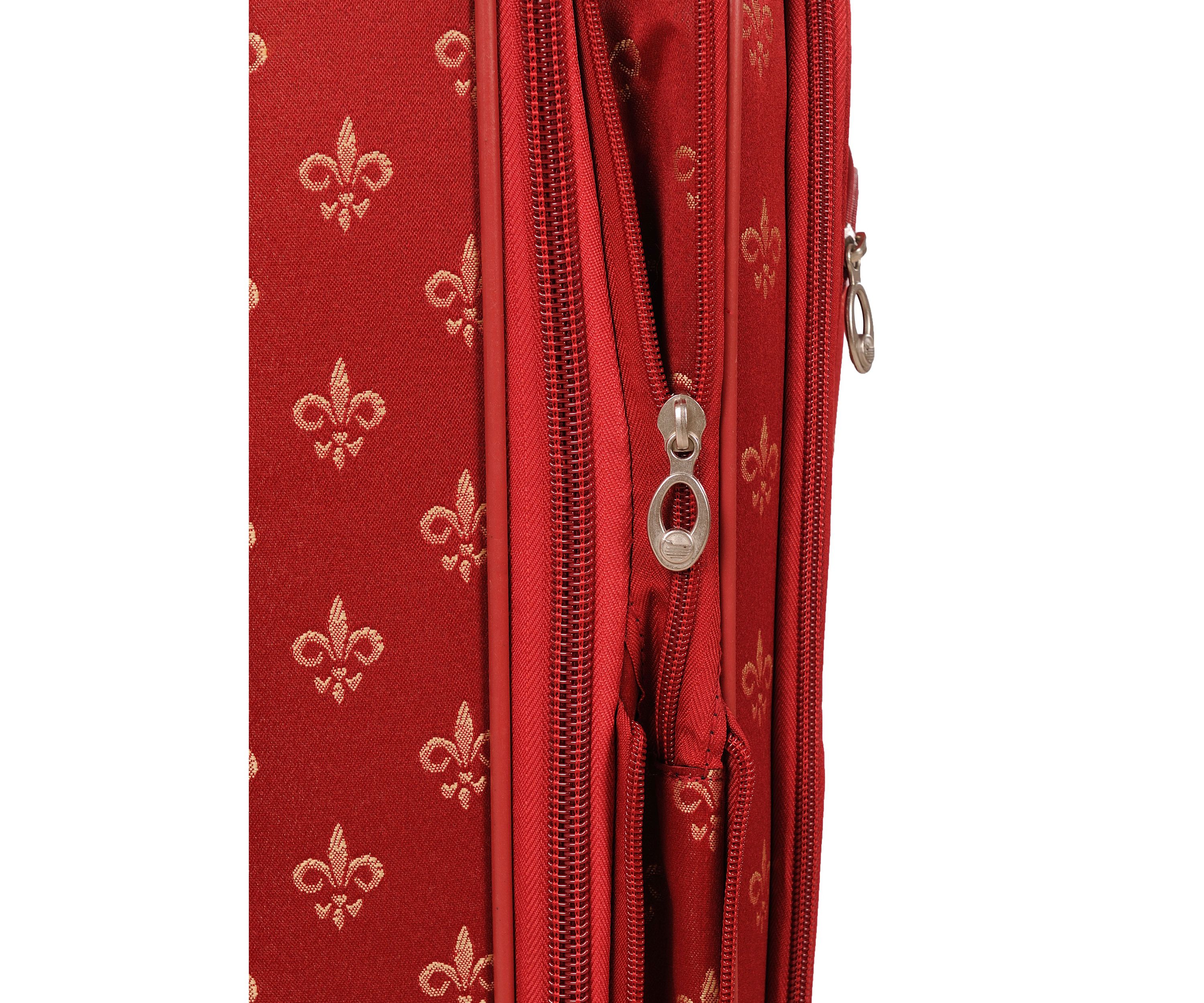 American Flyer Fleur de Lis 5-Piece Spinner Luggage Set