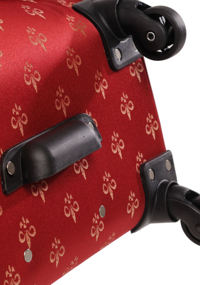 American Flyer Fleur de Lis 5-Piece Spinner Luggage Set