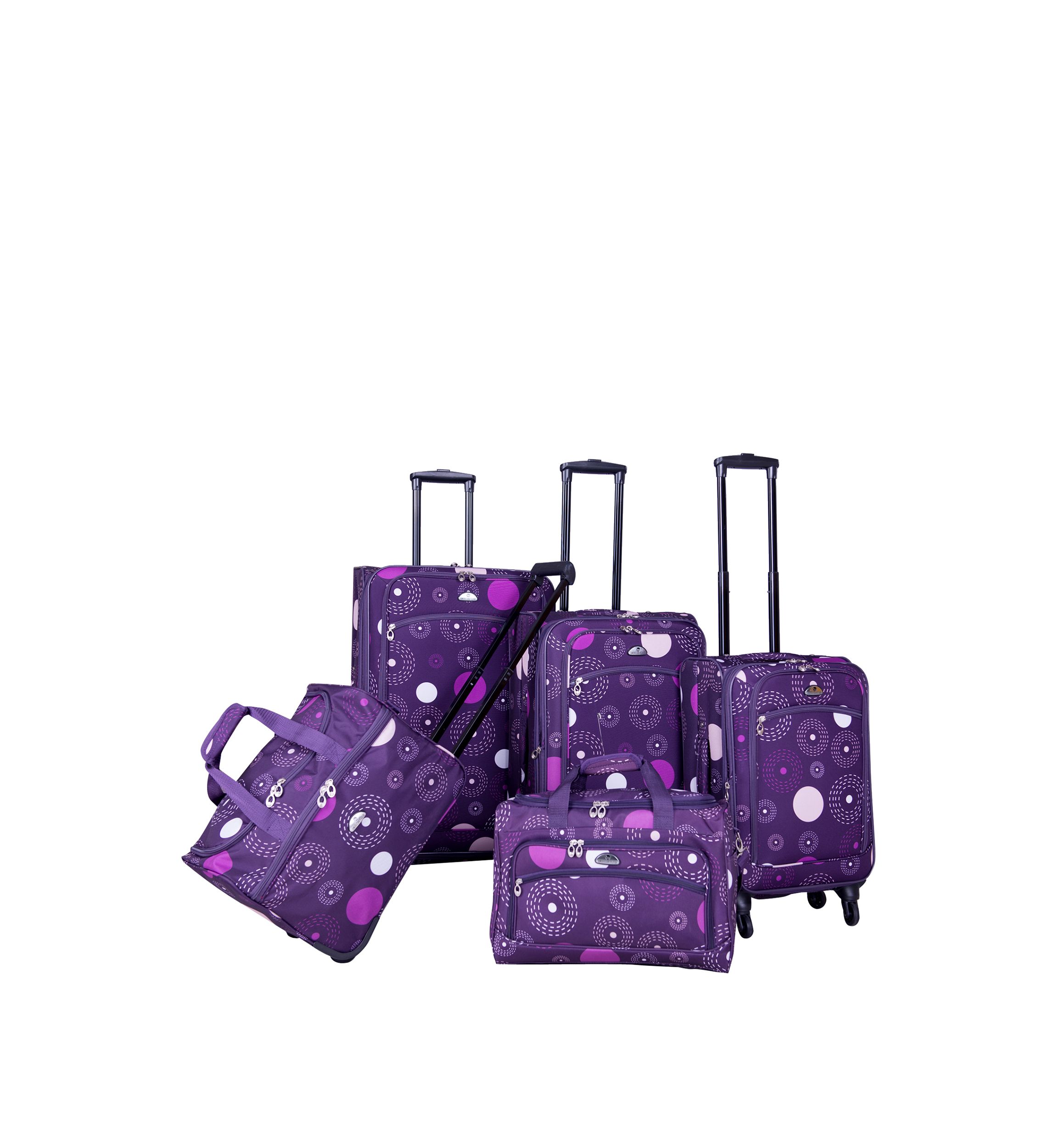 Fireworks 5-Piece Spinner Luggage Set 