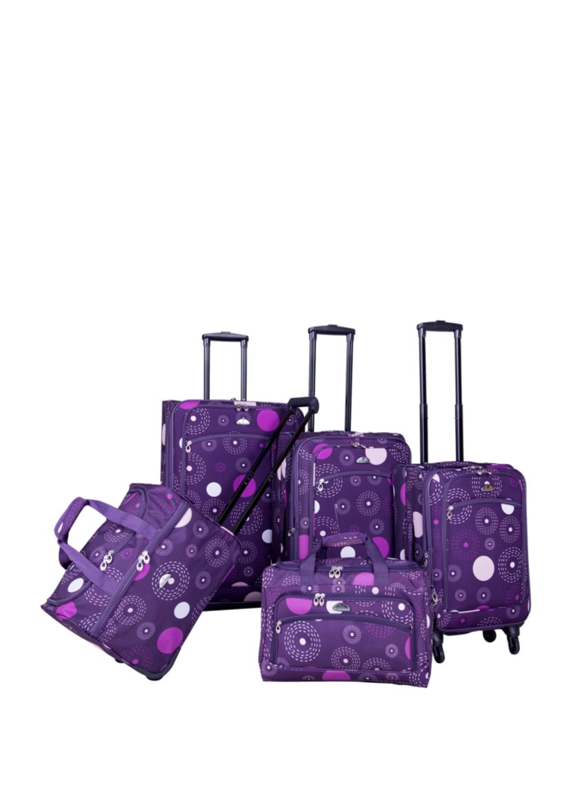 Fireworks 5-Piece Spinner Luggage Set 