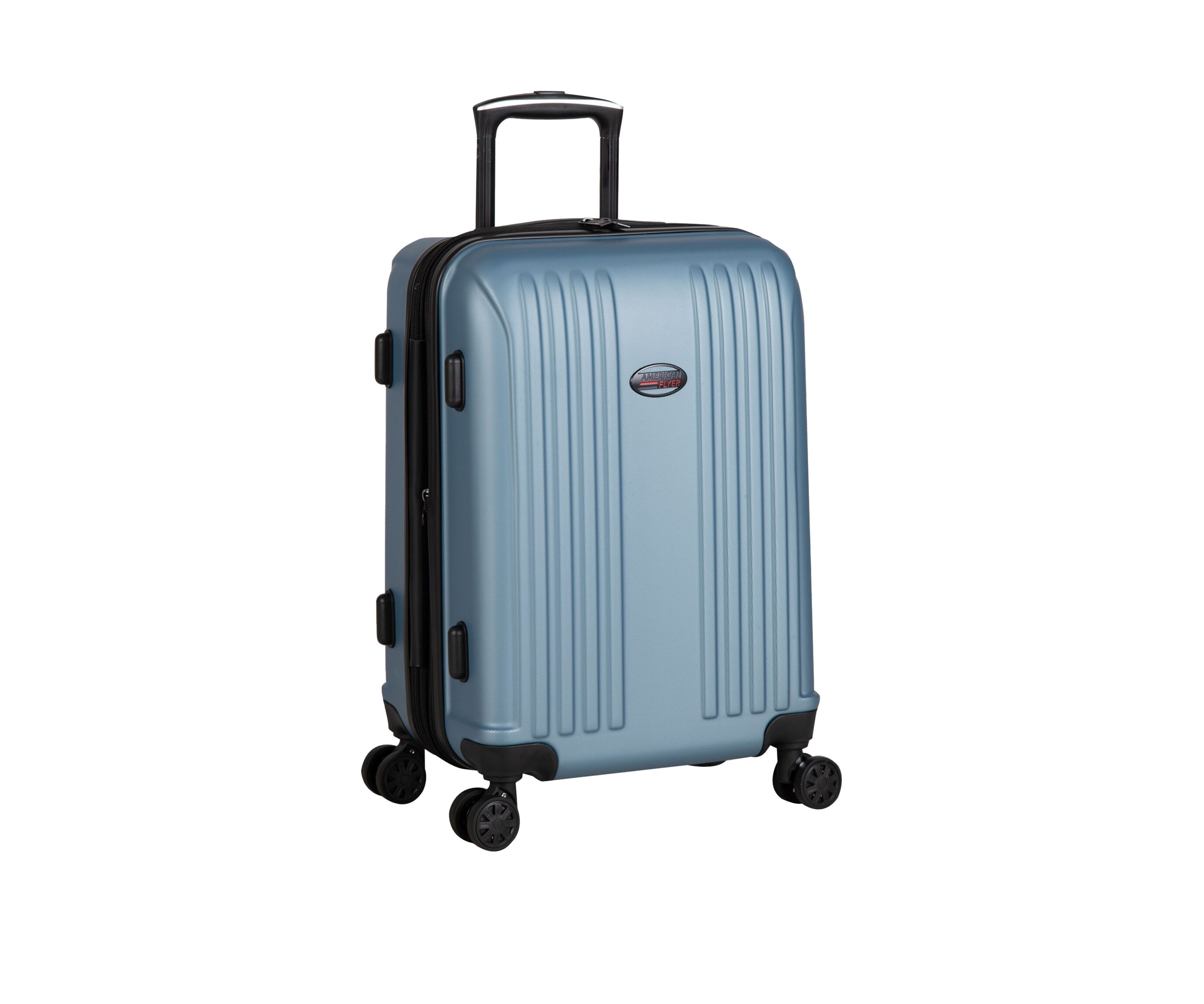 American Flyer Moraga 3-Piece Hardside Spinner Luggage Set in Dusk Blue