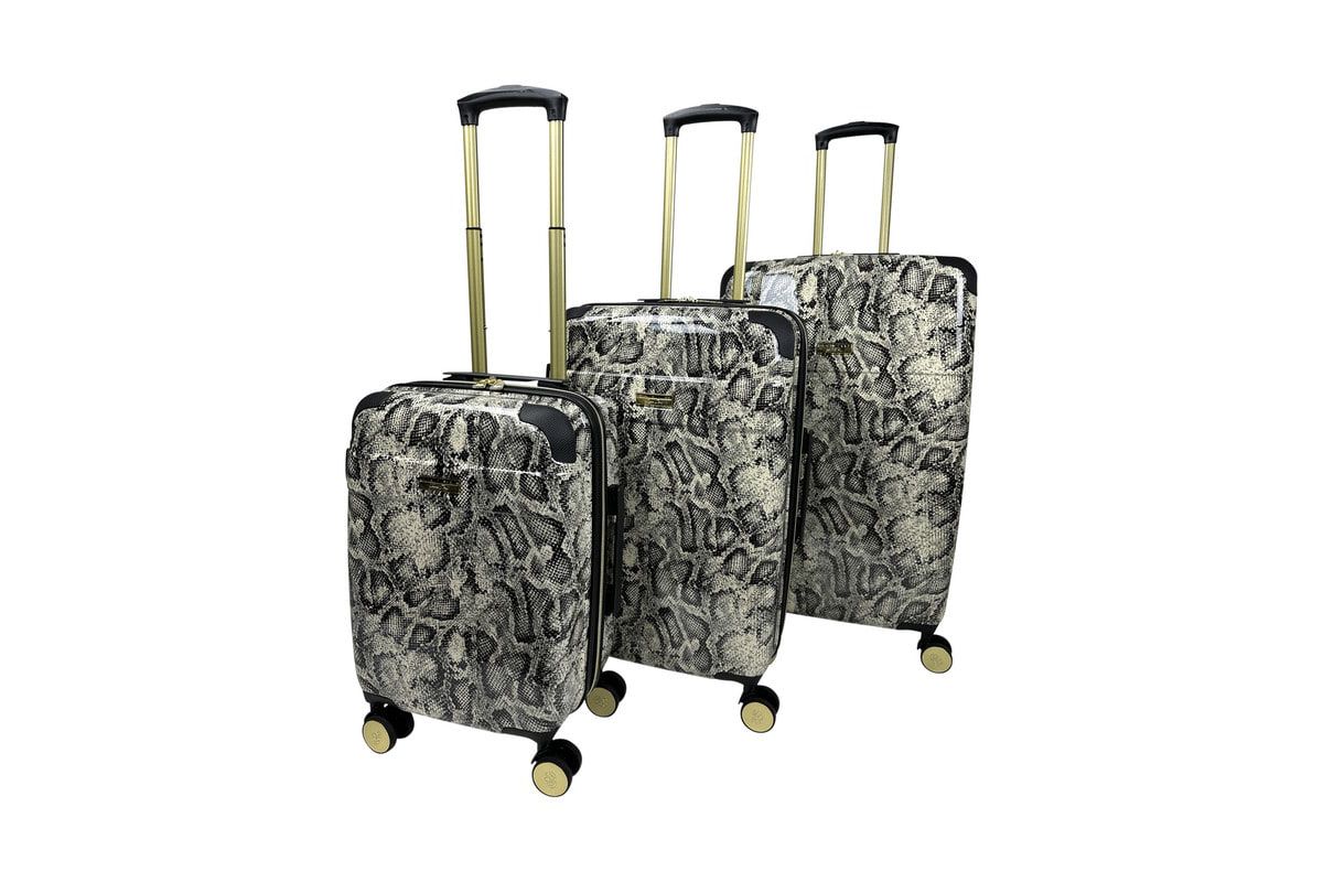 Jenni Chan Python 3-Piece Hardside Spinner Set