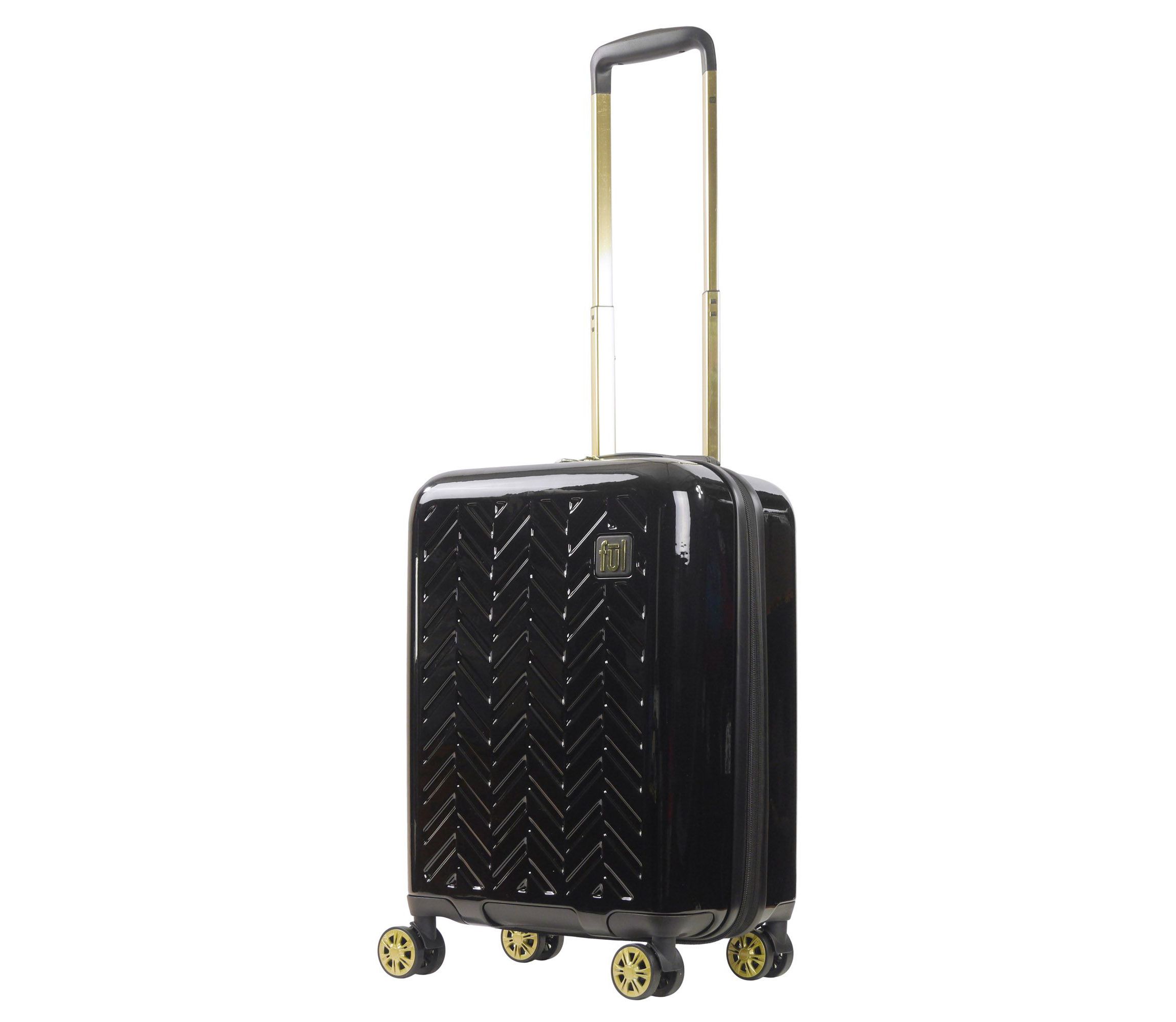 Ful Groove 22 inch Hardside Spinner luggage,  Black