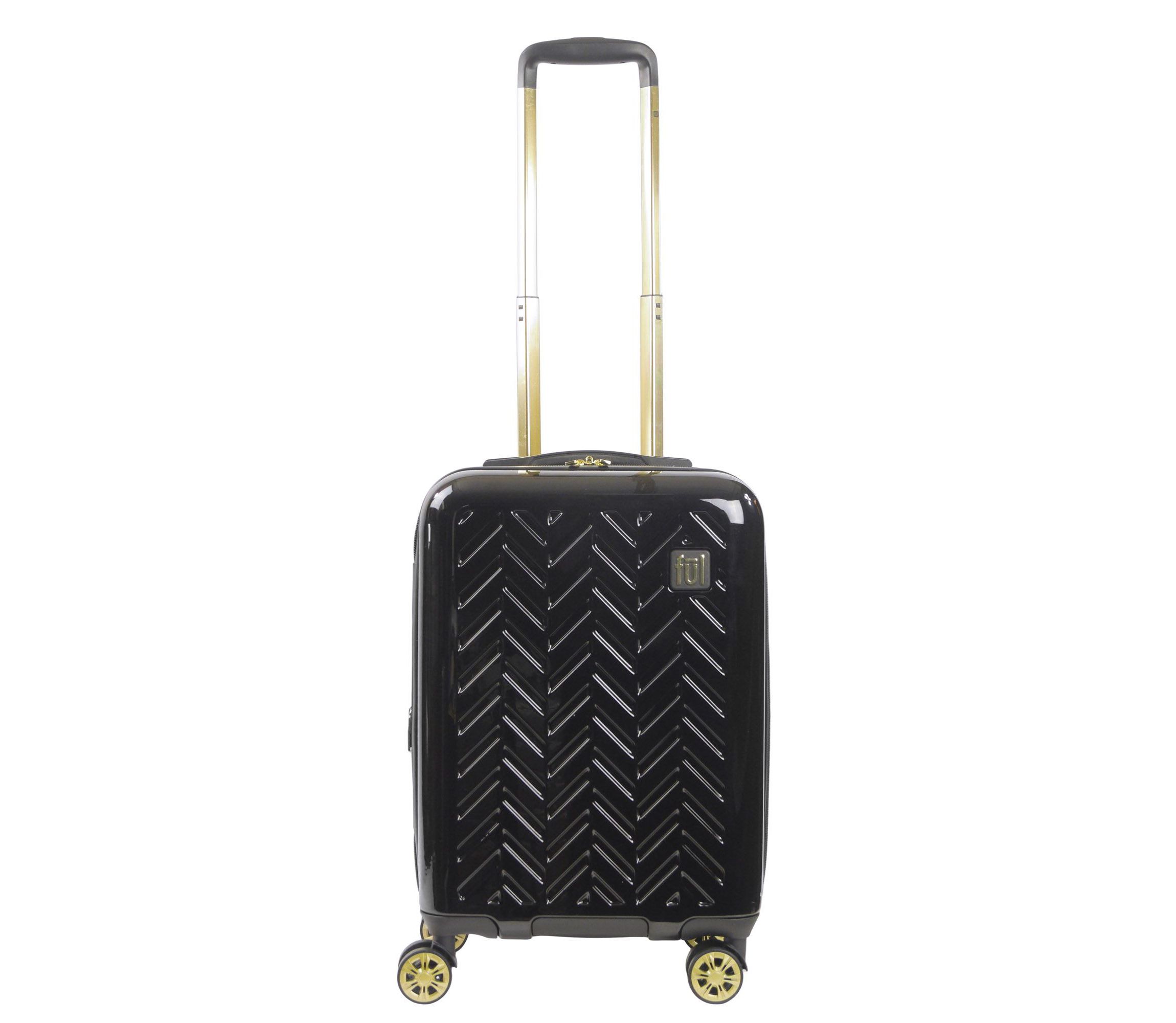 Ful Groove 22 inch Hardside Spinner luggage,  Black