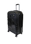 Textured Mickey Hard Sided Rolling Luggage