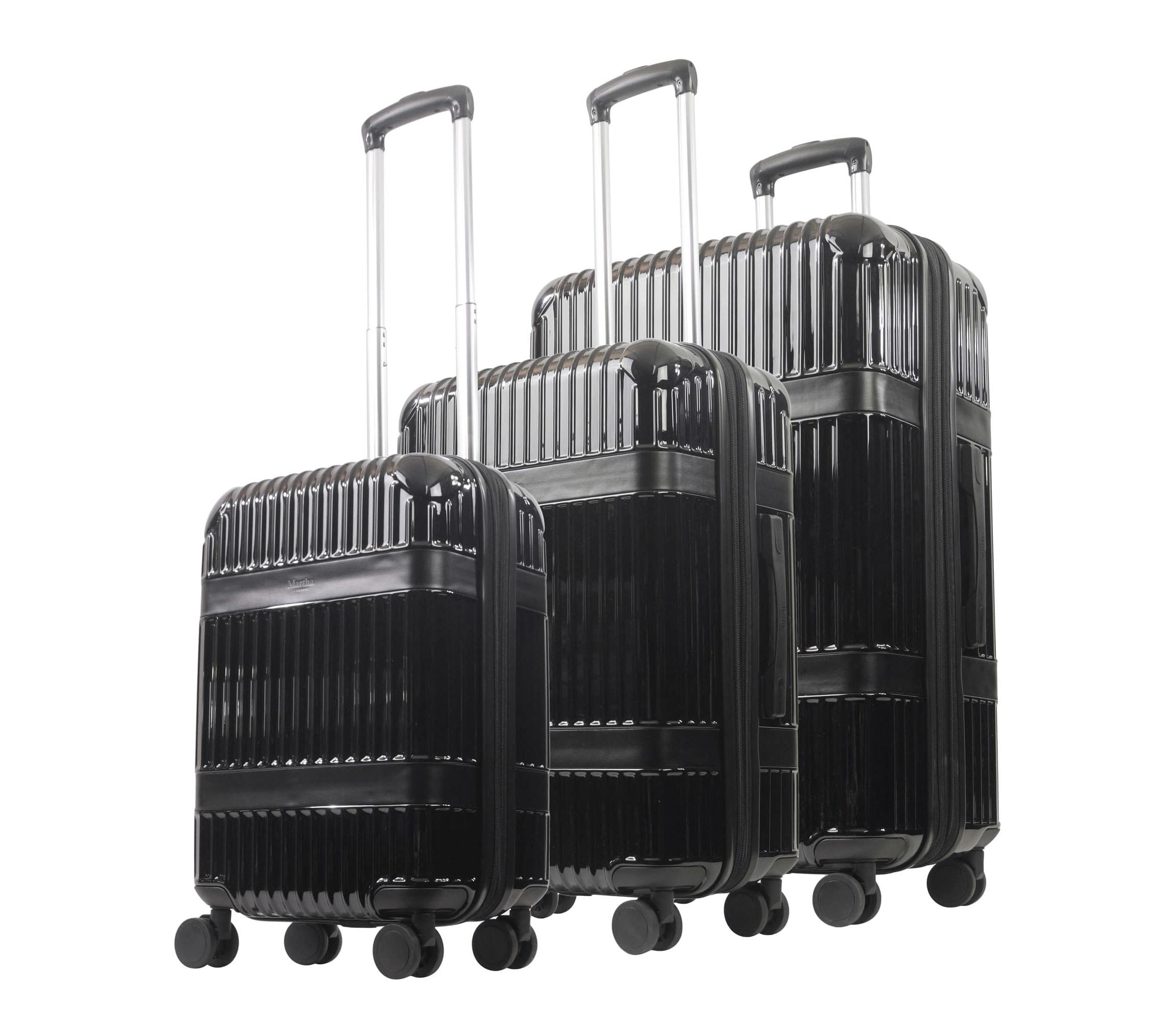 Martha Stewart The Bedford 3-Piece Hardcase Luggage Set | Belk