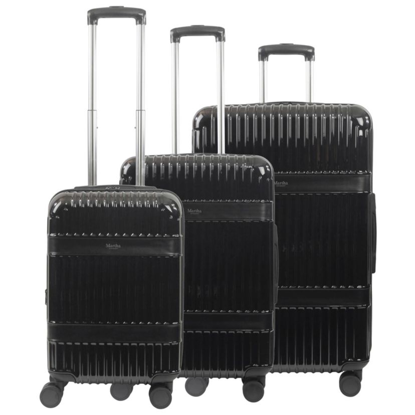 Martha Stewart The Bedford 3-Piece Hardcase Luggage Set | Belk