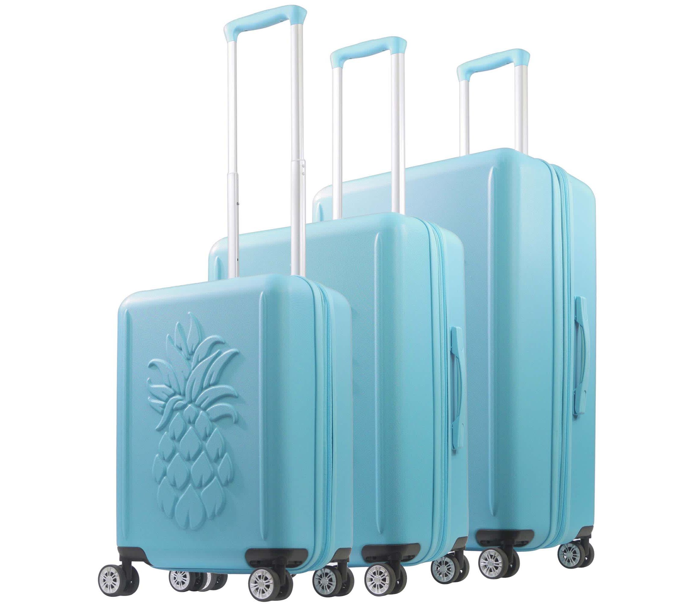 Tommy Bahama® 3-Piece Hardside Luggage Set with 3D Pineapple | Belk