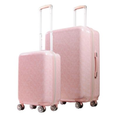 ful Hello Kitty Pose All Over Print 2Pc Set Hard-Sided Spinner Luggage In 29 and 21 Inch, Pink