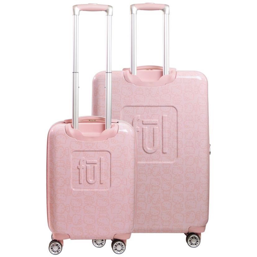 Hello Kitty Pose All Over Print 2 pc set Hard-sided spinner Luggage in 29 and 21 inch Pink