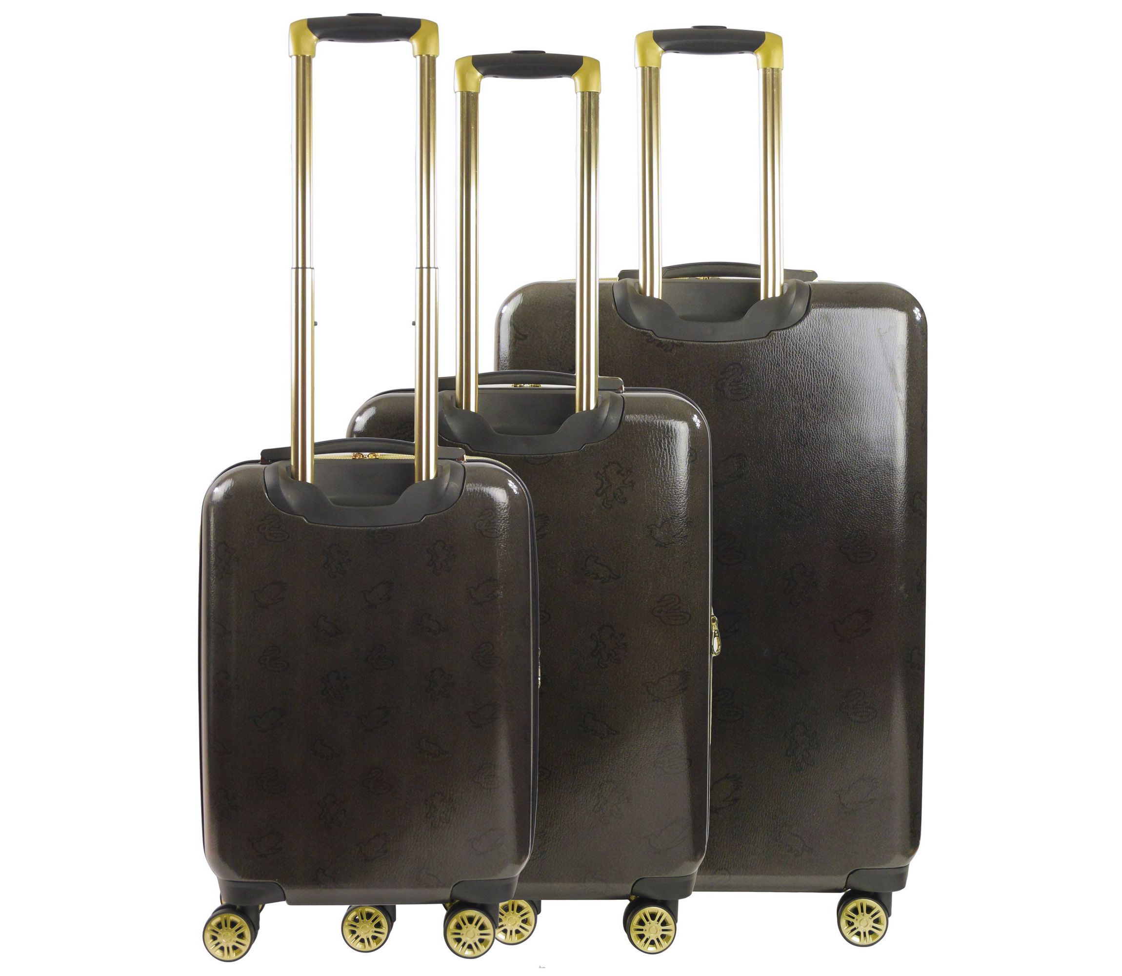 WB Harry Potter Ful Hogwart Express Hardside Printed Abs 3PC Luggage Set Black