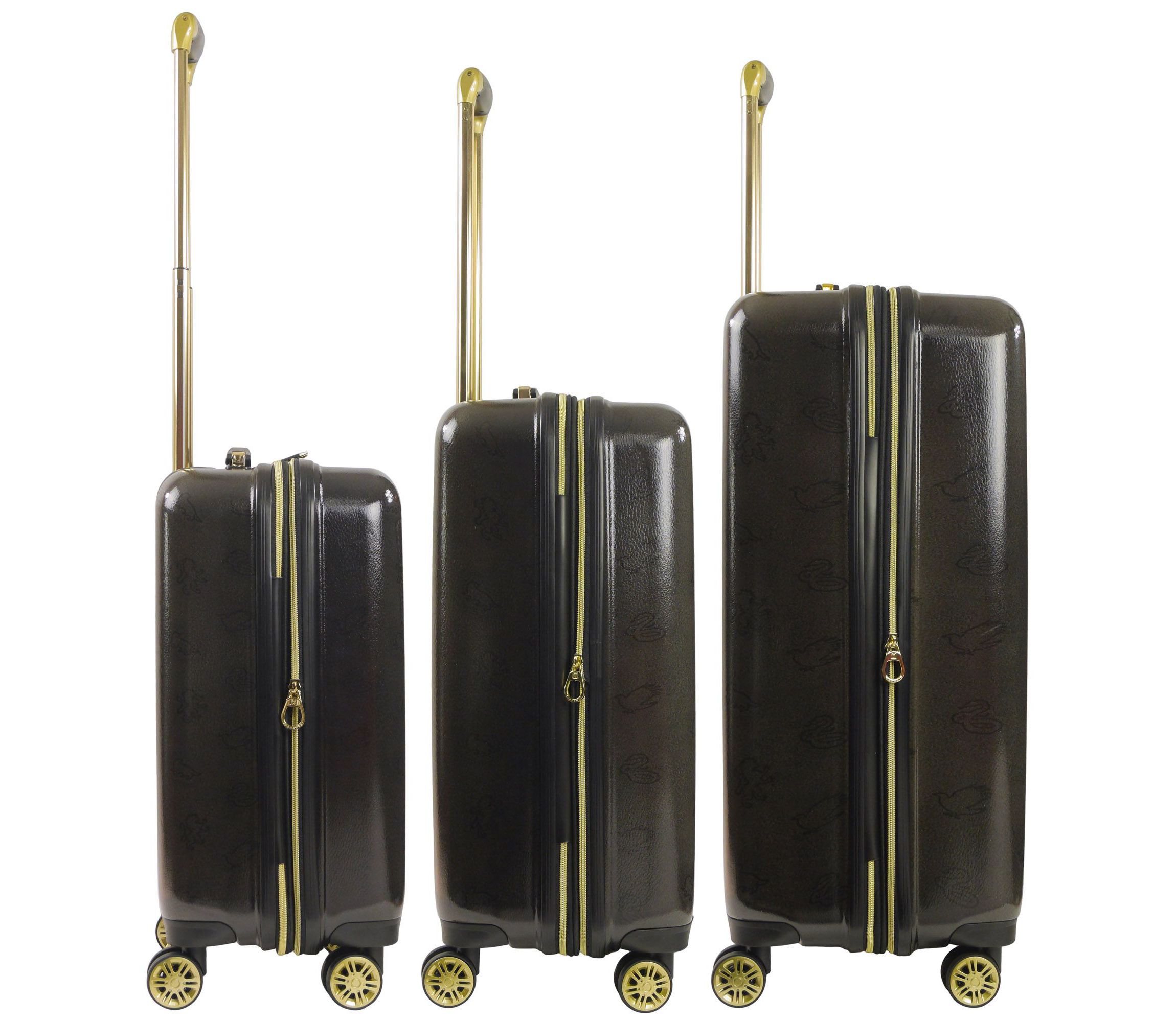 WB Harry Potter Ful Hogwart Express Hardside Printed Abs 3PC Luggage Set Black