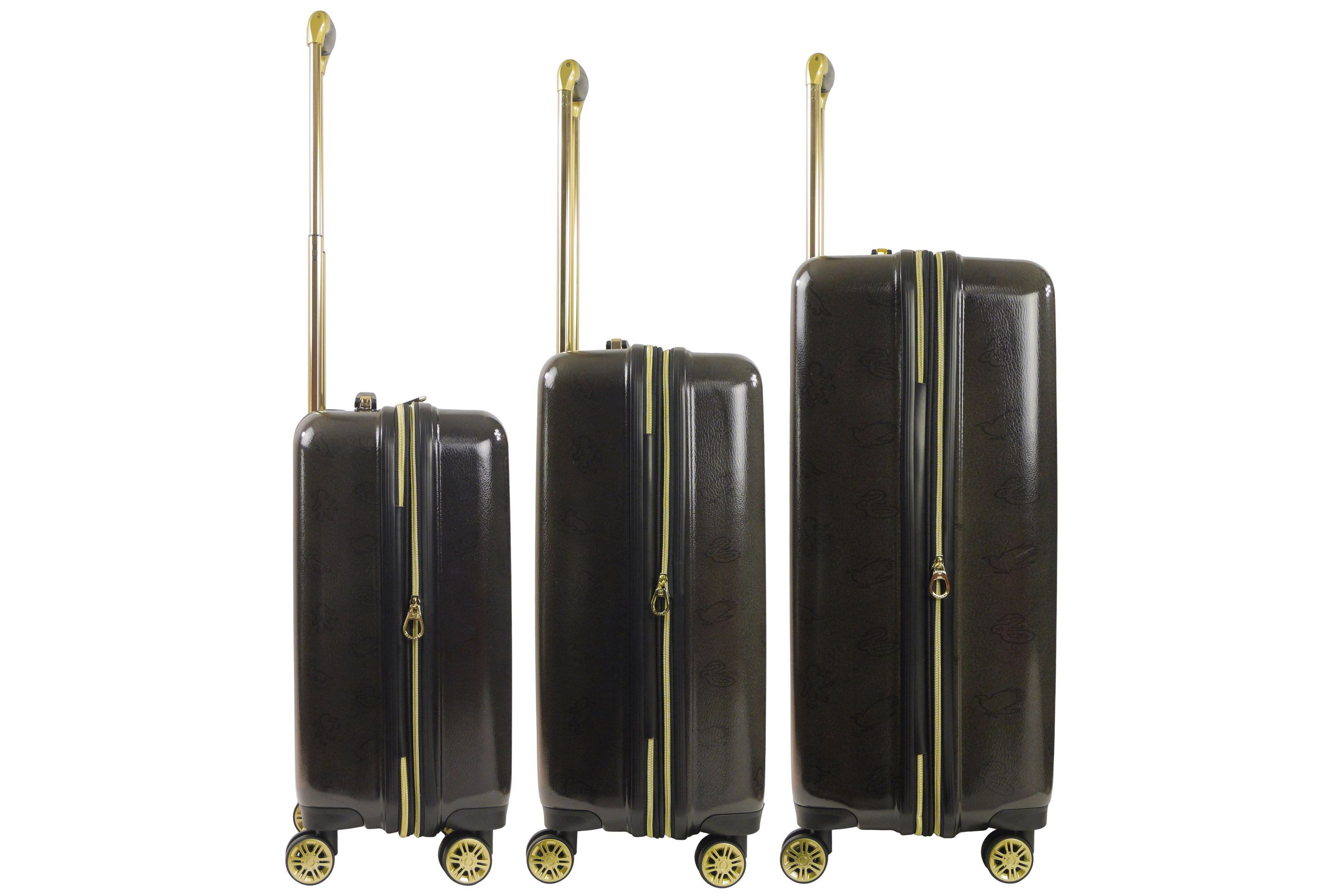 WB Harry Potter Ful Hogwart Express Hardside Printed Abs 3PC Luggage Set Black
