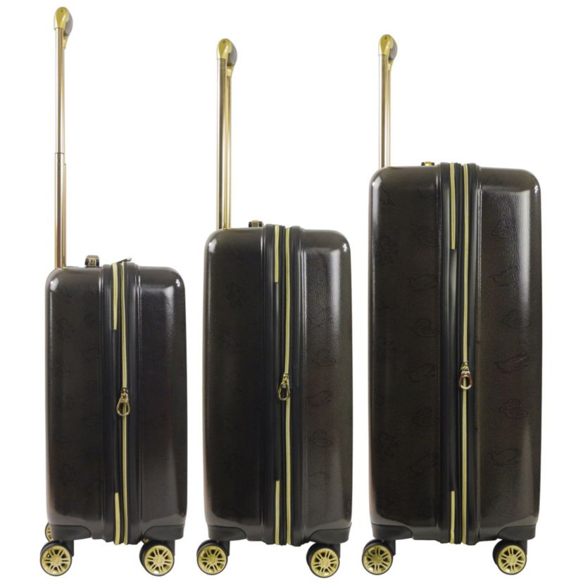 WB Harry Potter Ful Hogwart Express Hardside Printed Abs 3PC Luggage Set Black