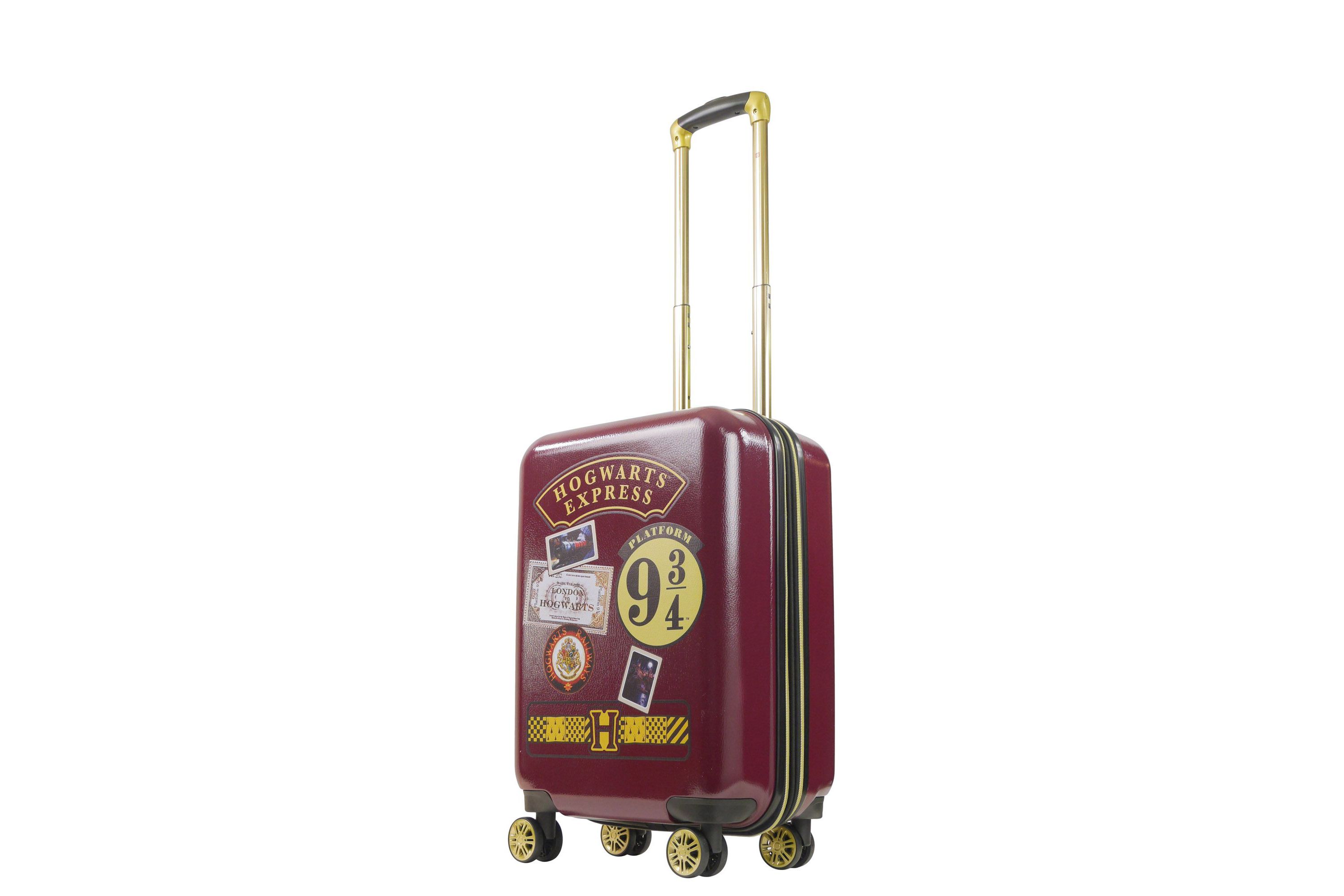 WB Harry Potter Ful Hogwart Express Hardside Printed Abs 21 Inch Luggage Burgundy