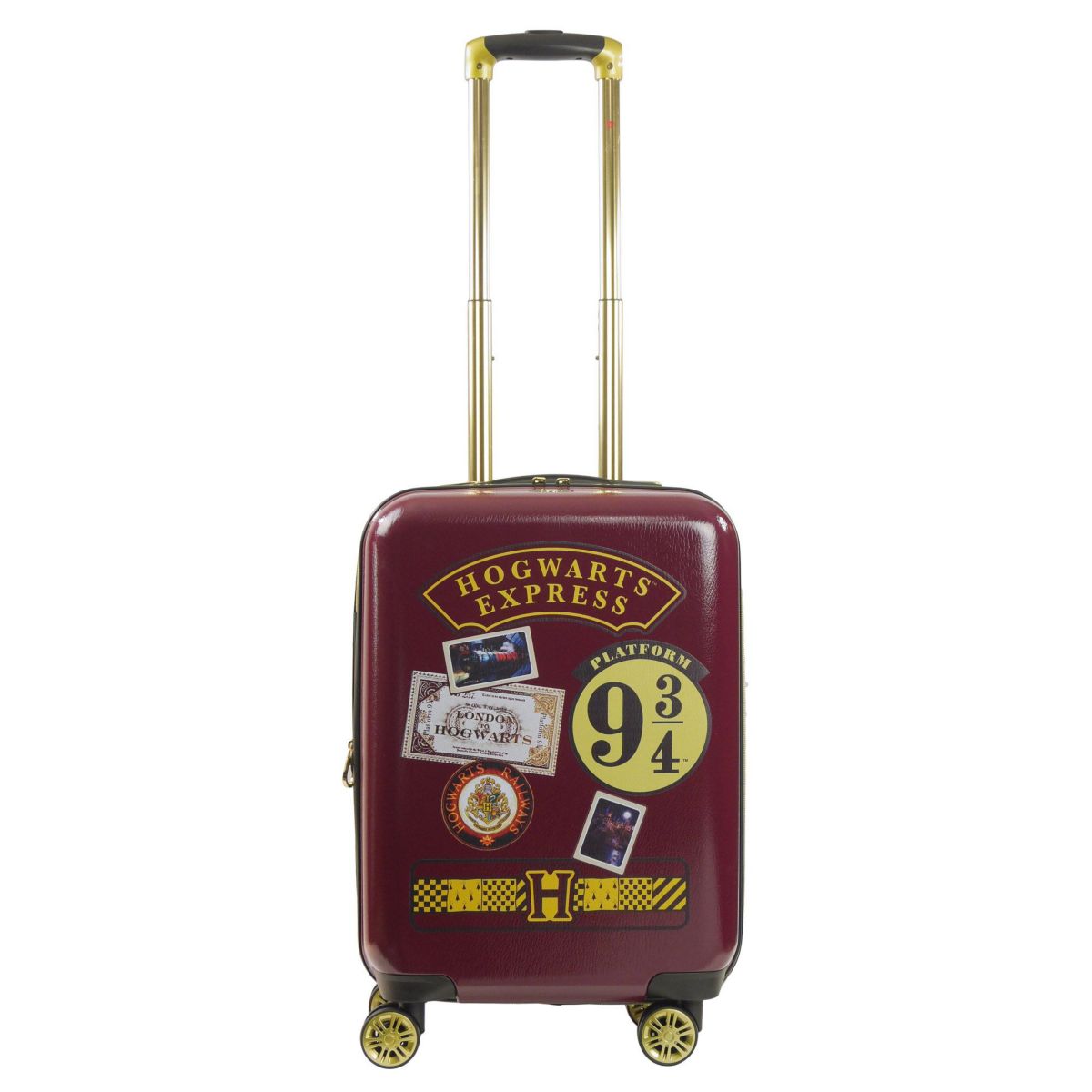 WB Harry Potter Ful Hogwart Express Hardside Printed Abs 21 Inch Luggage Burgundy