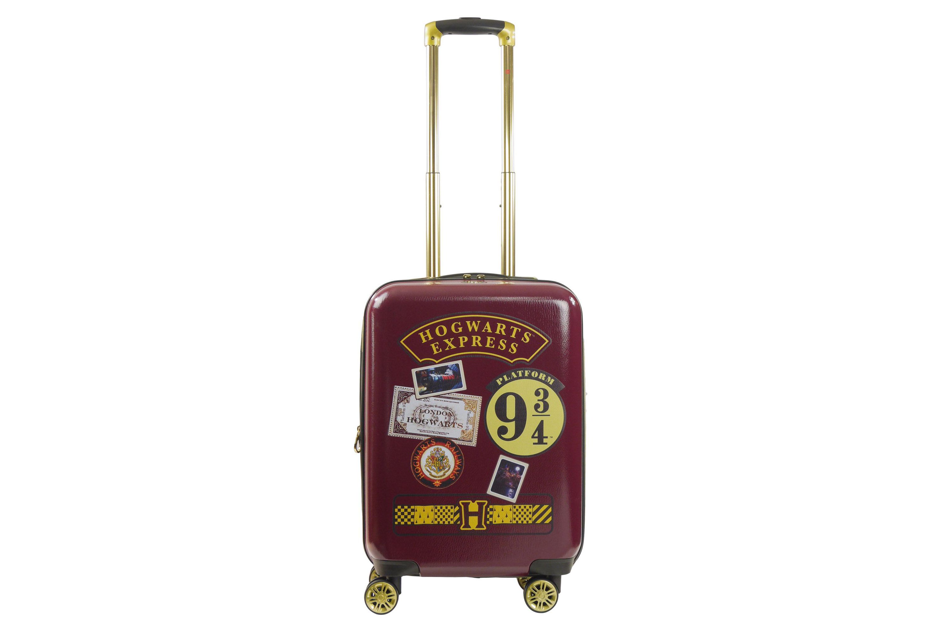 WB Harry Potter Ful Hogwart Express Hardside Printed Abs 21 Inch Luggage Burgundy
