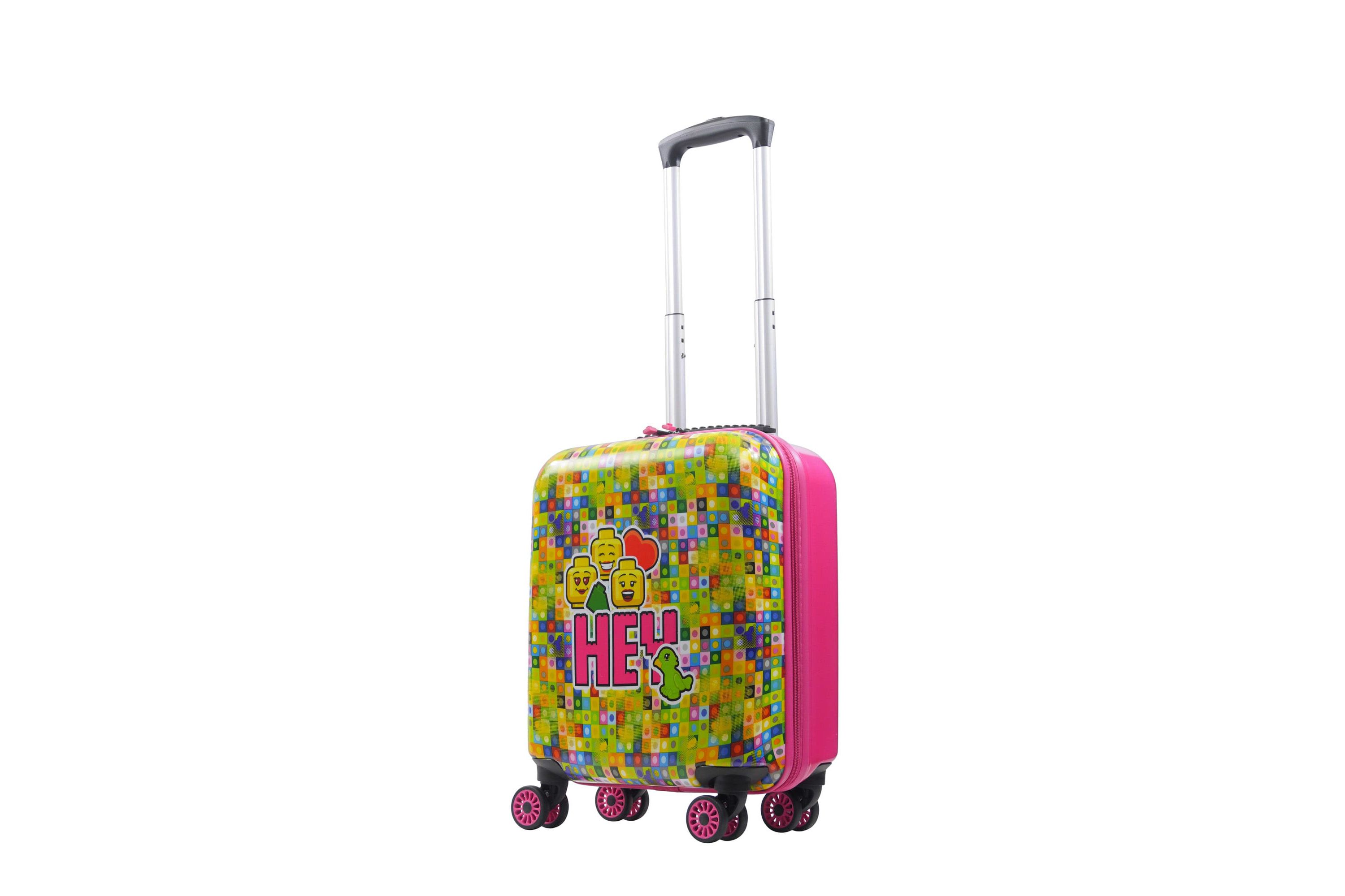 Lego Play Date minifigures, Hey 18" kids carry-on Luggage