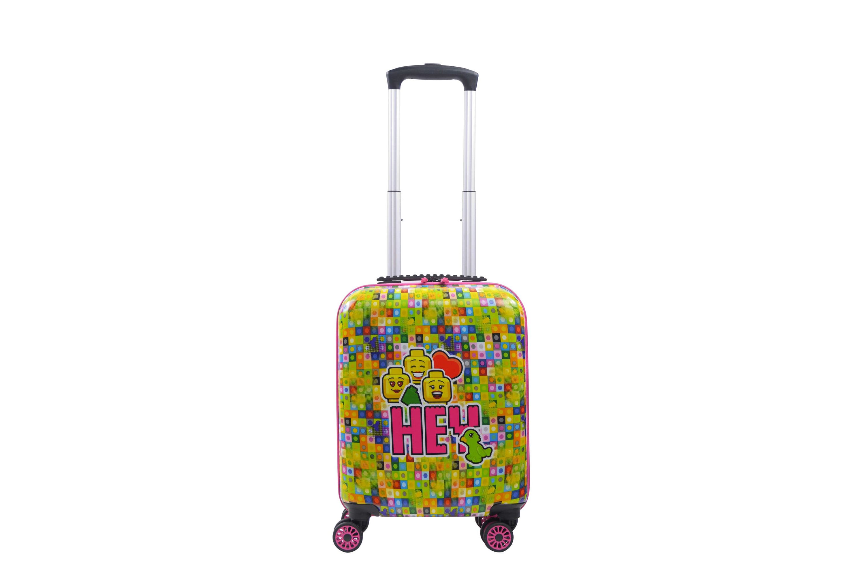 Lego Play Date minifigures, Hey 18" kids carry-on Luggage
