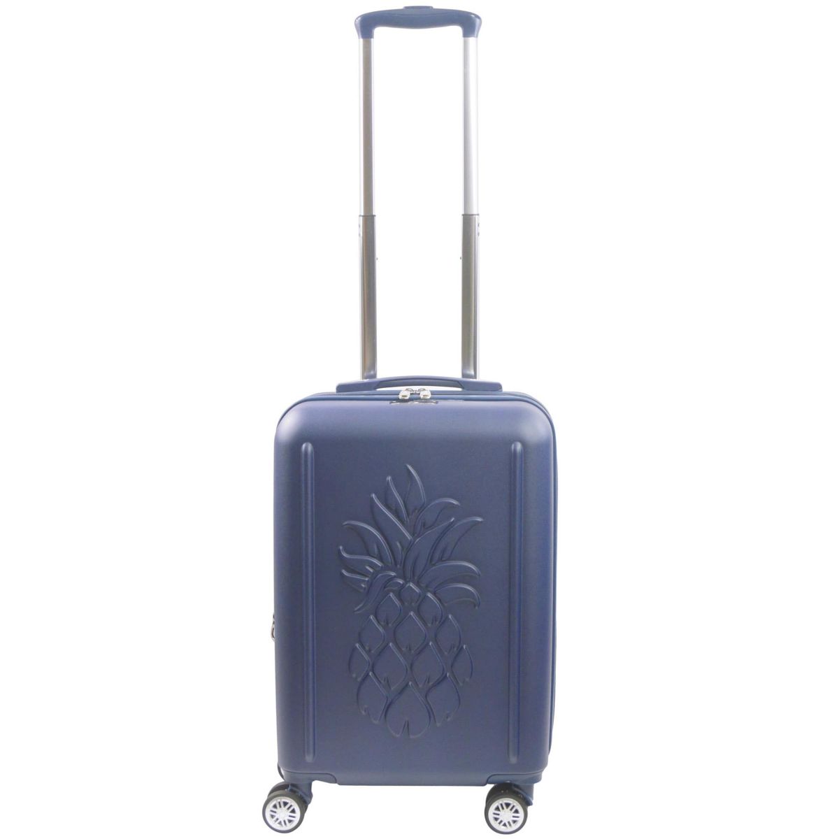 Tommy Bahama 22.5" Hard-Sided 3D Pineapple Luggage with Drawstring Bag in Navy