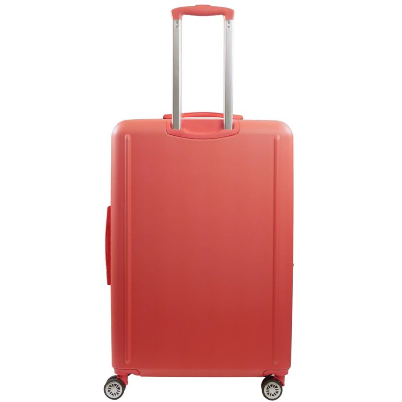 Tommy Bahama 30.5" Hard-Sided 3D Pineapple Luggage with Drawstring Bag in Coral