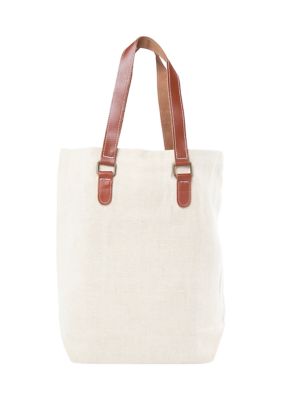 CB STATION Jute and Leather Tote | belk