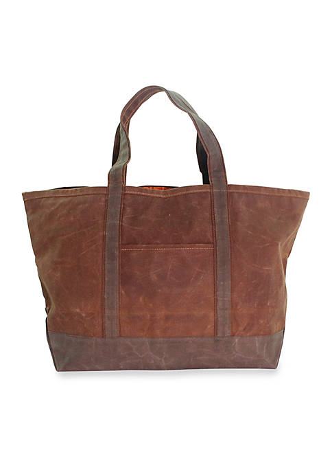 CB STATION Waxed Canvas Large Boat Tote