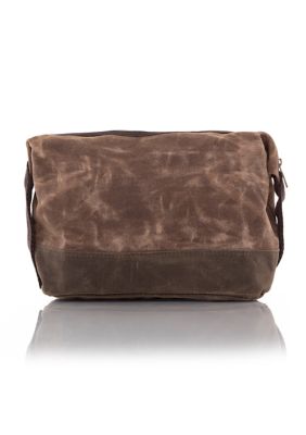 Waxed Canvas Top Zip Dopp Kit