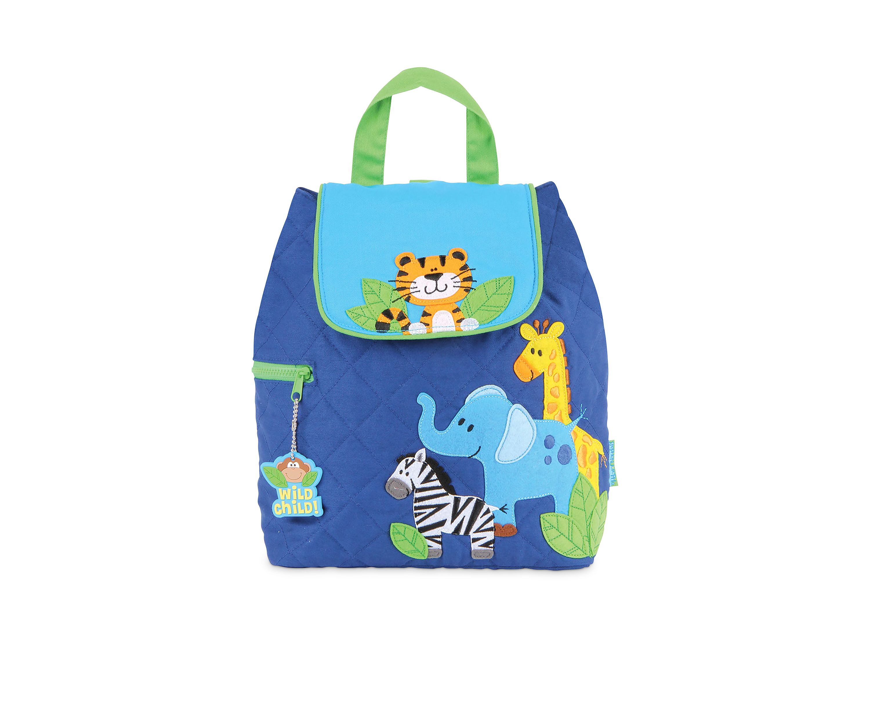 Quilted Boy Zoo Backpack