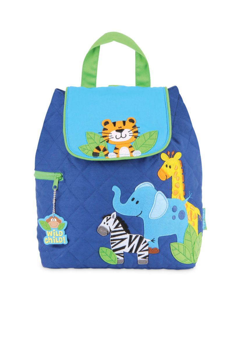 Quilted Boy Zoo Backpack