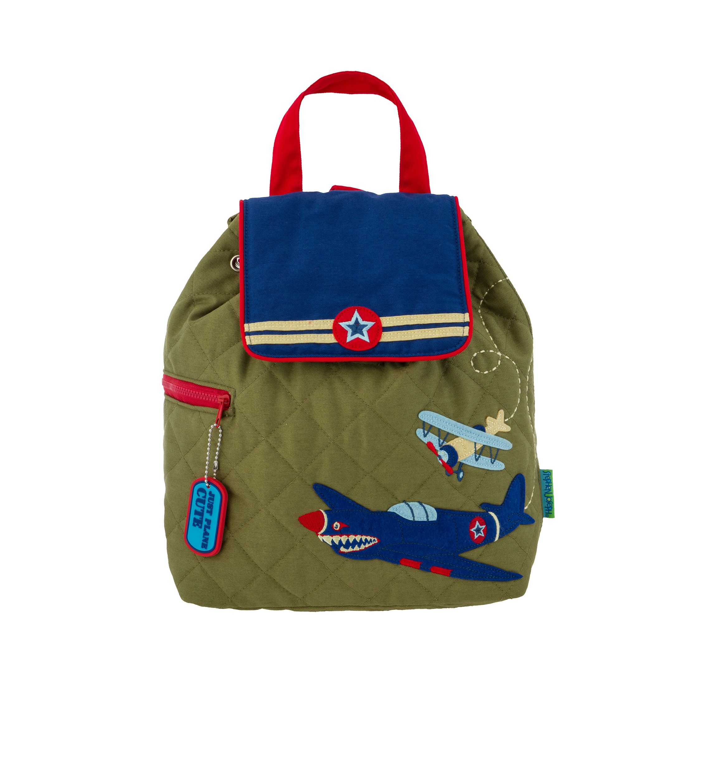 Airplane Quilted Backpack