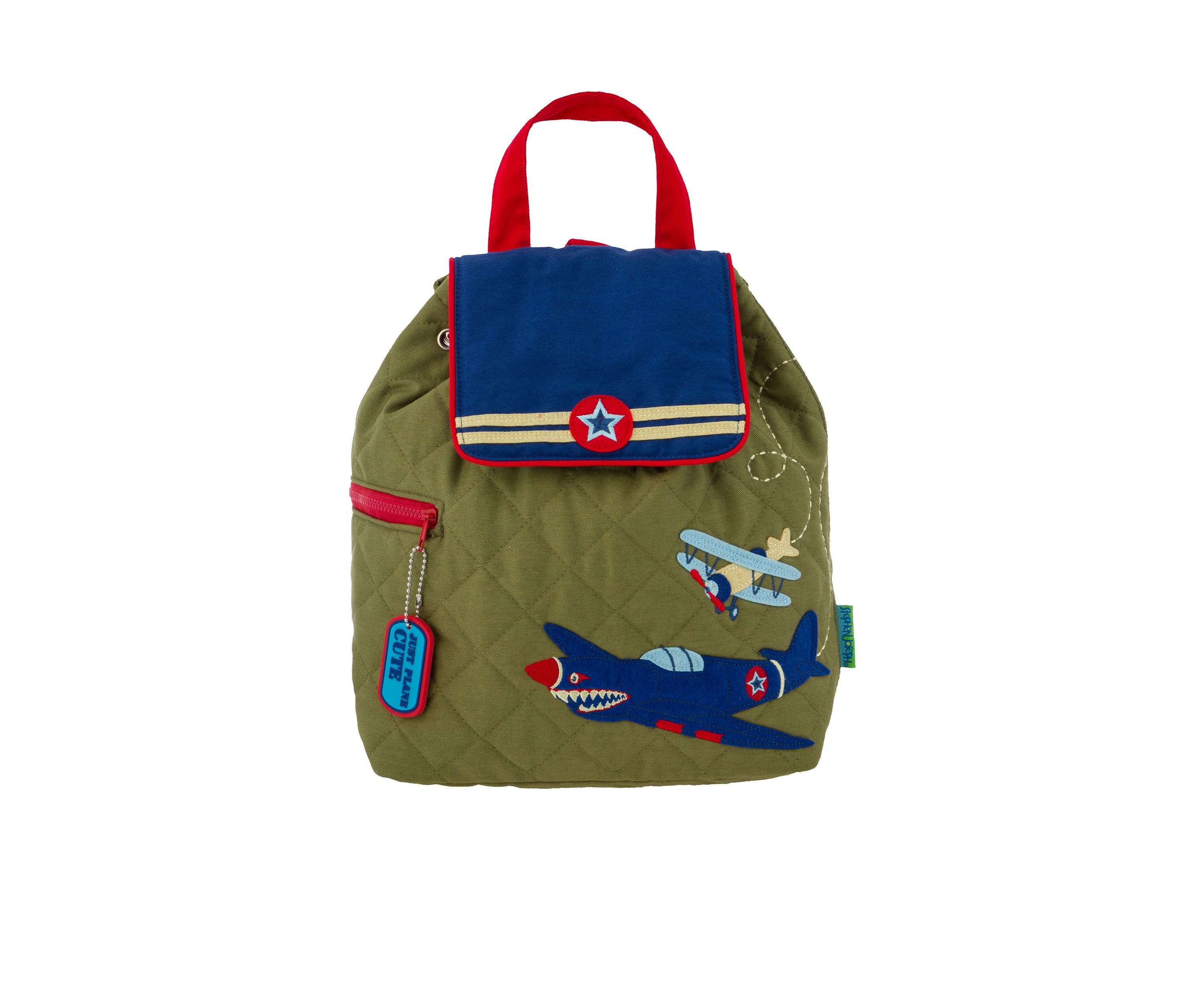 Airplane Quilted Backpack