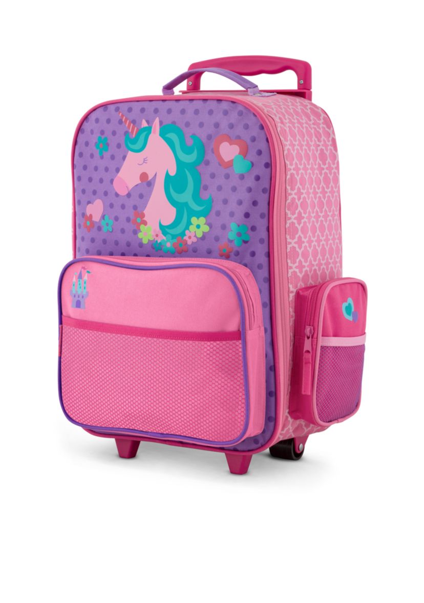 Stephen Joseph Classic Rolling Luggage Unicorn