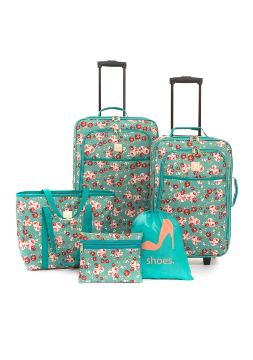 Ditsy Place 5-Piece Luggage Set