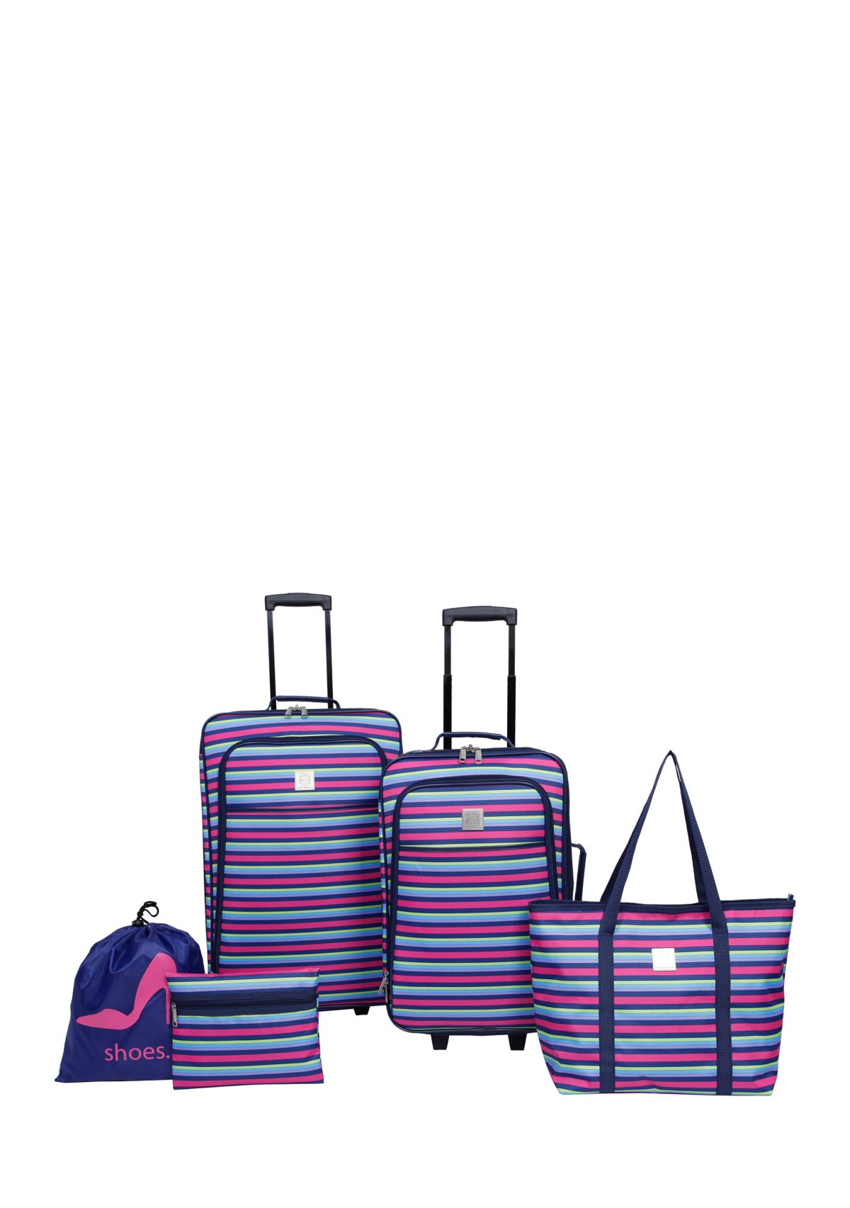 Dress Stripe Luggage Set 5-Piece