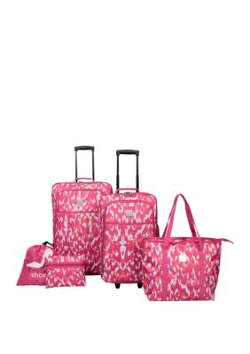 Modern Southern Home Tie Dye 5 Piece Luggage Set Belk