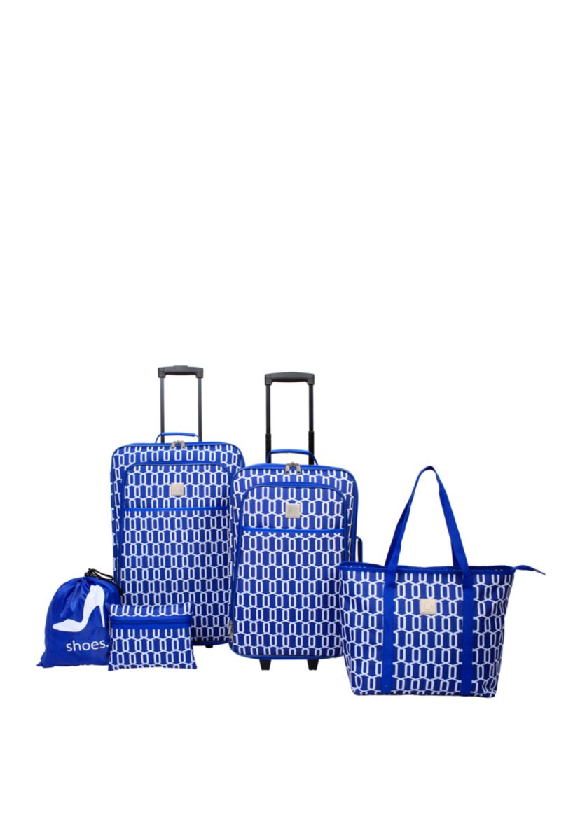 Delta Geometric Mix 5 Piece Luggage Set