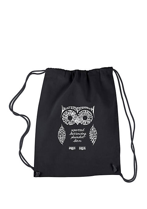 Drawstring Backpack - Owl