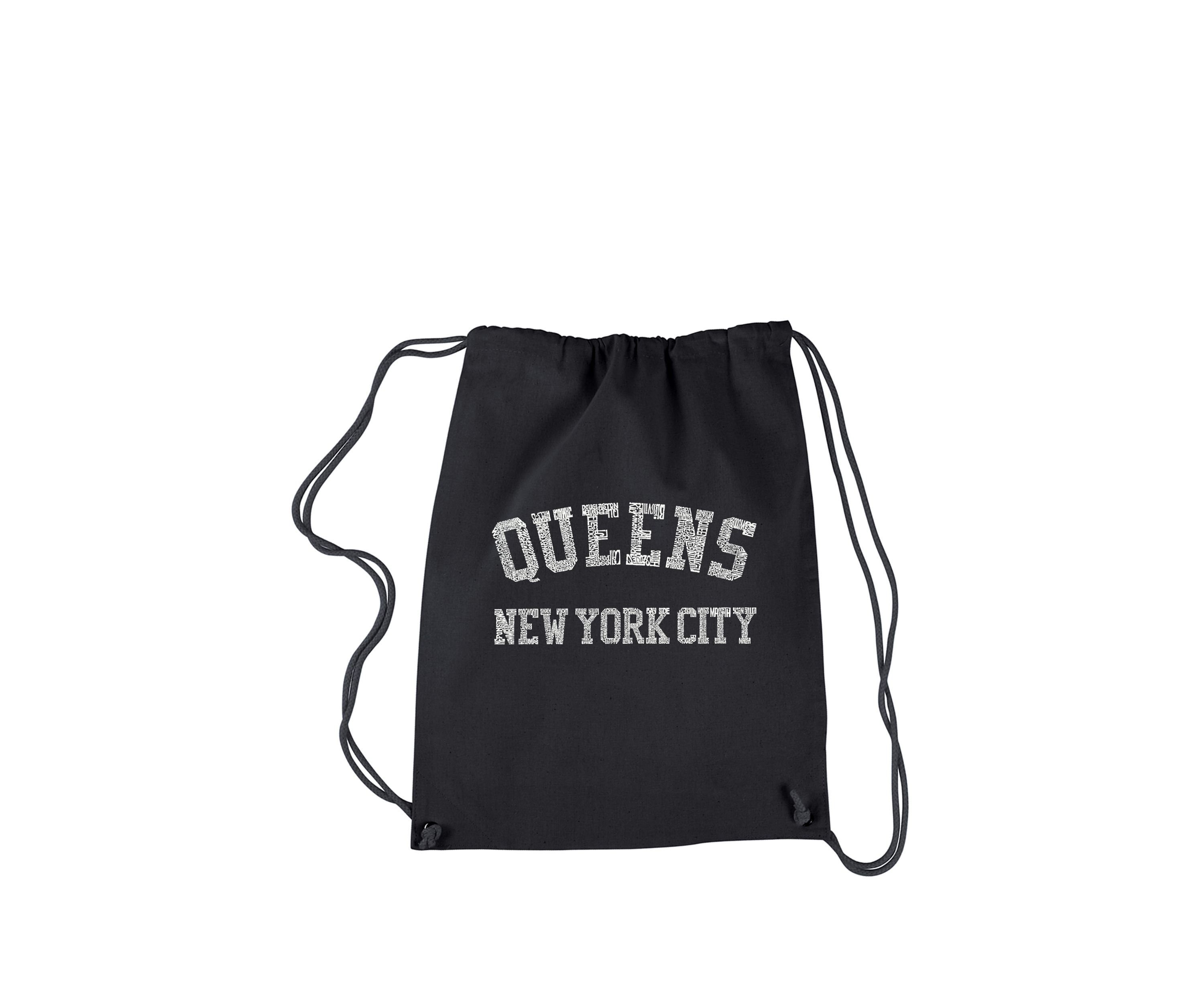 Drawstring Backpack - Popular Neighborhoods In Queens, NY 