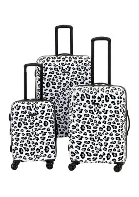 SOLITE Lyon Expandable Leopard Luggage belk