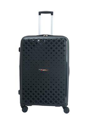 SOLITE Pamplona Expandable Hardside Spinner Luggage, Black, 22 in