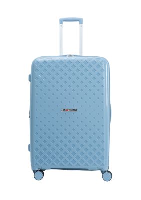SOLITE Pamplona Expandable Hardside Spinner Luggage, Blue, 26 in