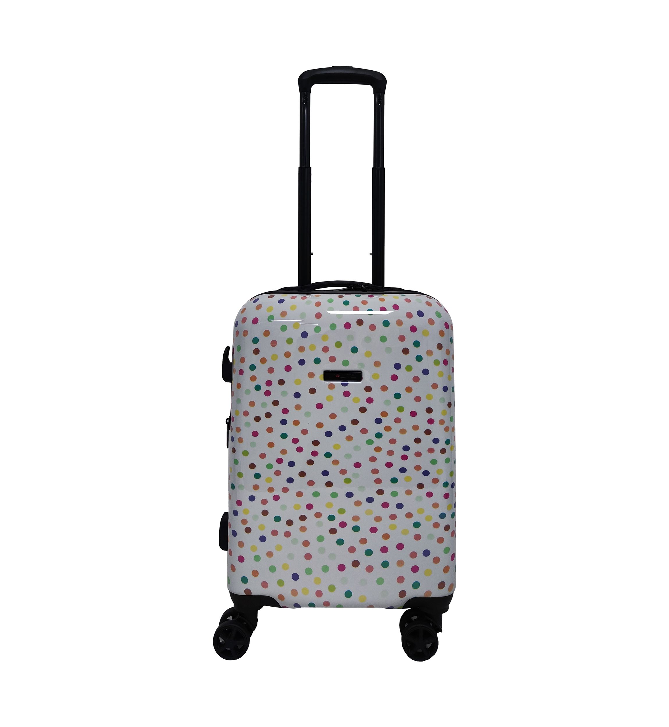 Arles Confetti Dots Expandable Spinner Luggage
