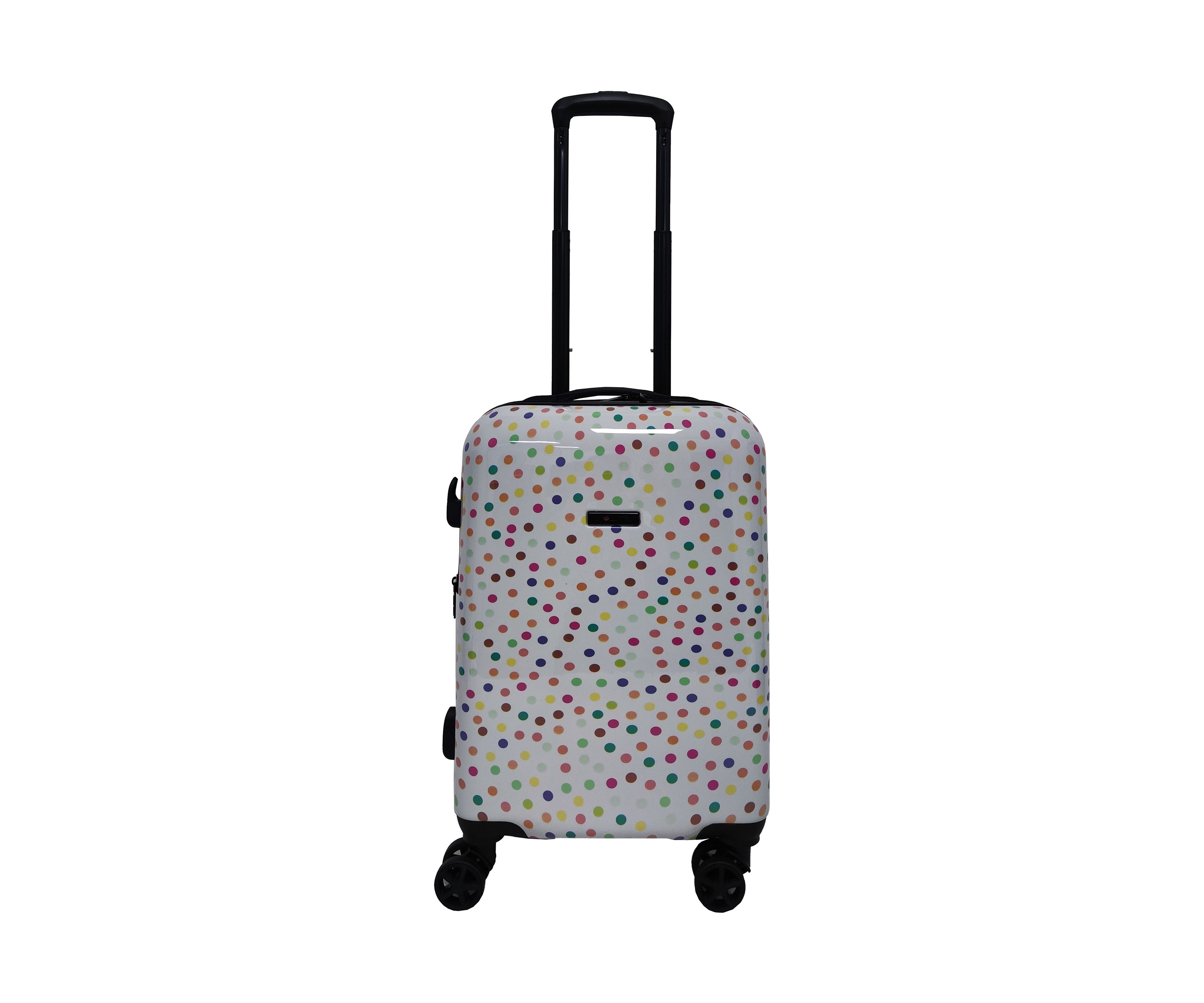 Arles Confetti Dots Expandable Spinner Luggage
