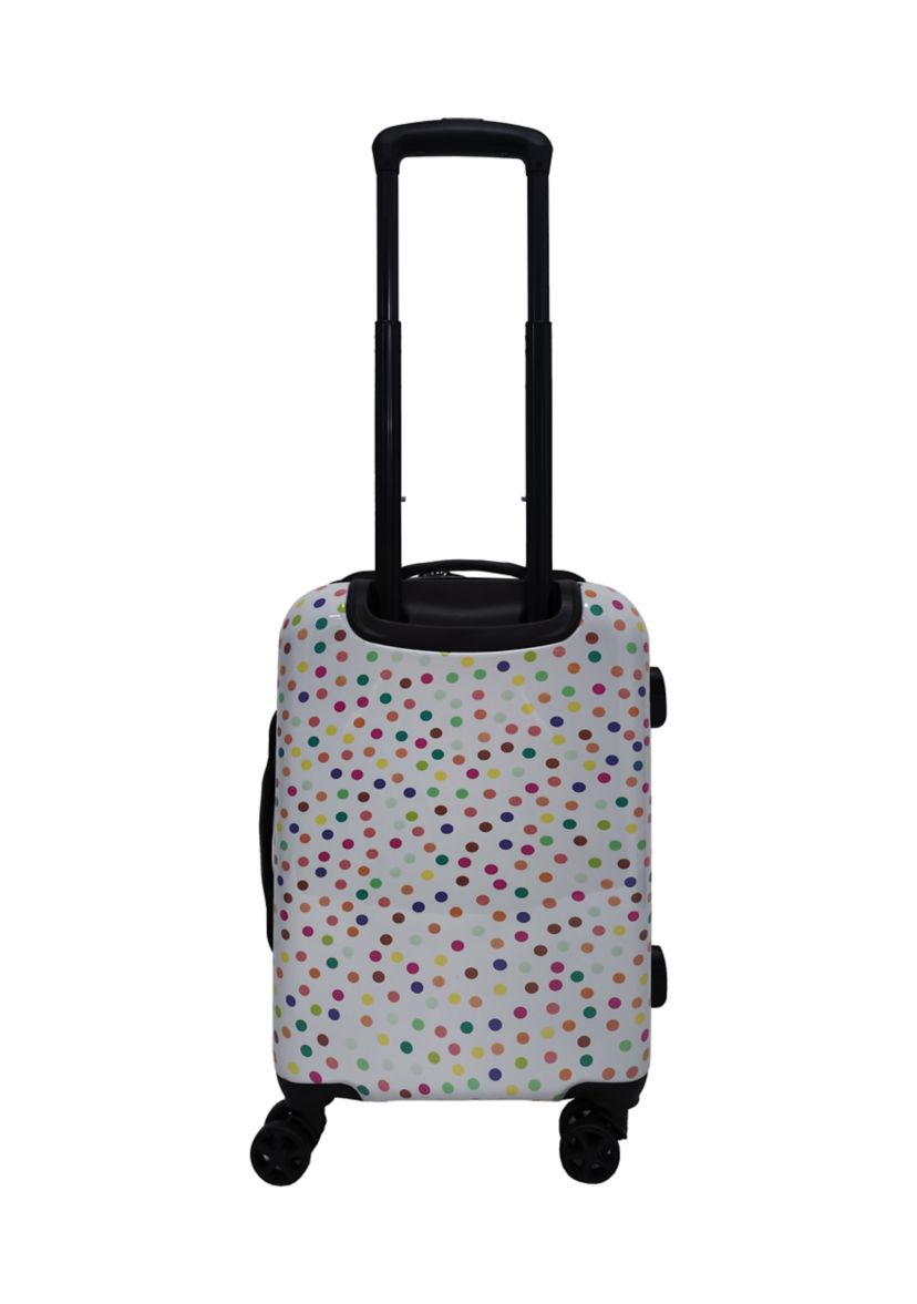 Arles Confetti Dots Expandable Spinner Luggage