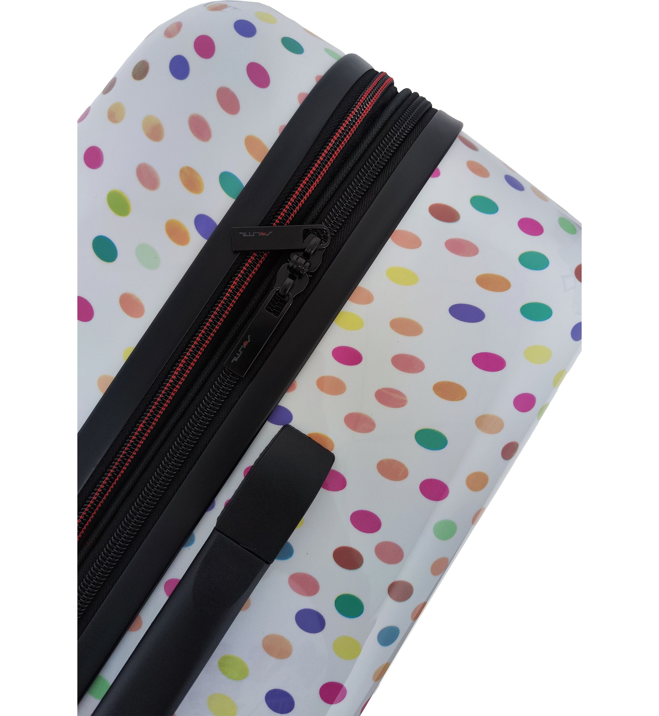 Arles Confetti Dots Expandable Spinner Luggage