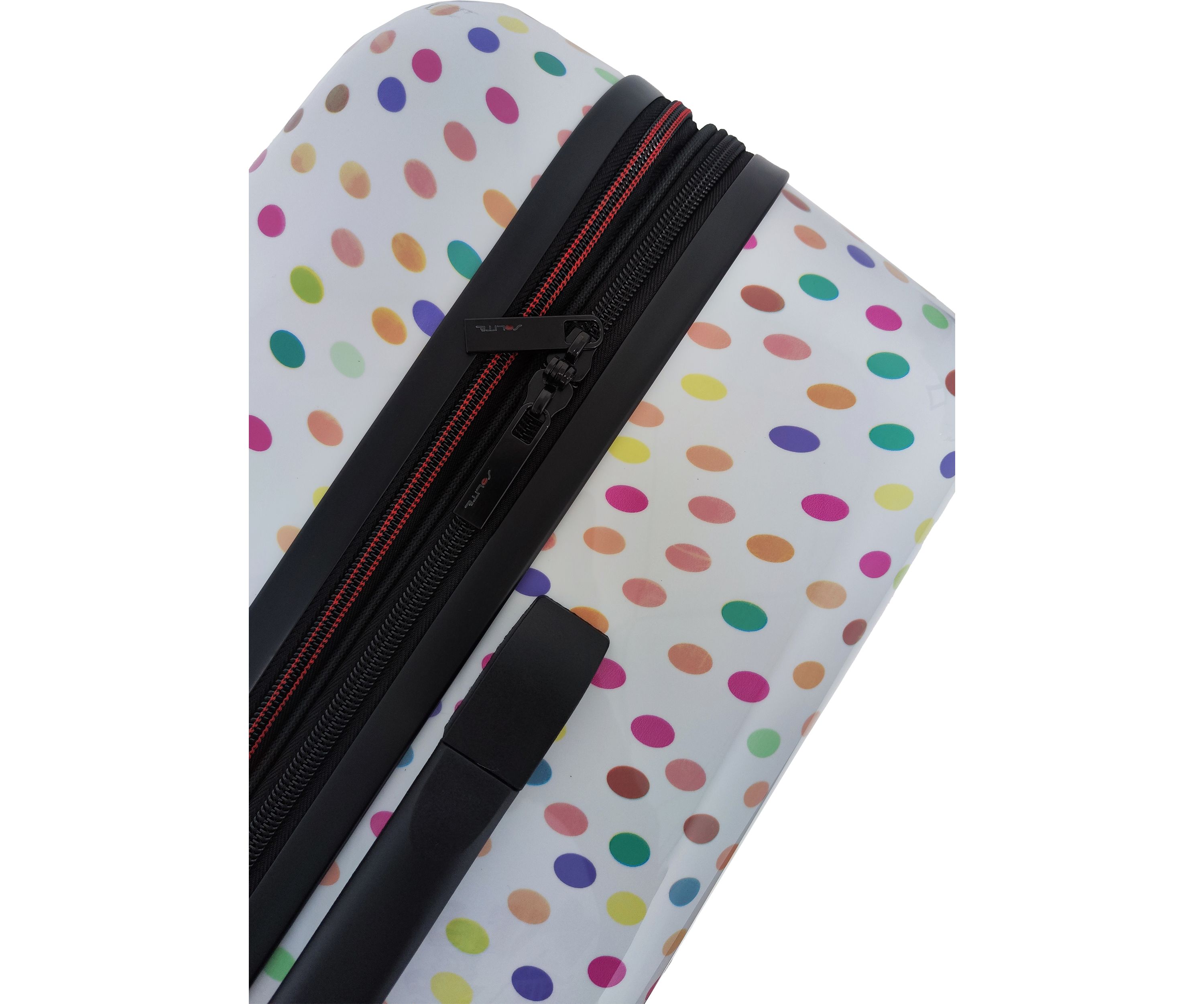 Arles Confetti Dots Expandable Spinner Luggage