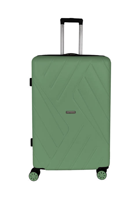 Solite Pompei Expandable Spinner Luggage (30 Inch MEDIUM GREEN)