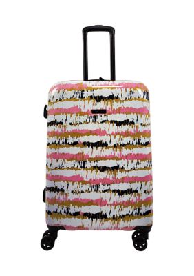 SOLITE Lourdes Expandable Spinner Luggage, Pink, 26 in